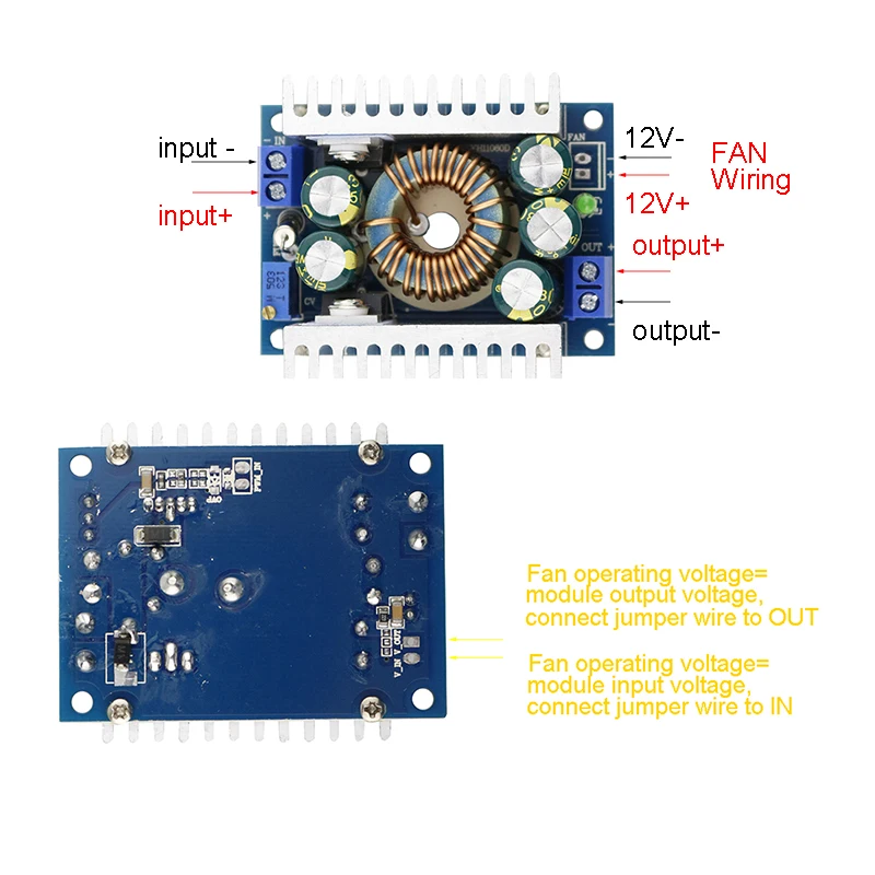 DC-DC 12A Einstellbare Buck Step-down Modul High Power Low Ripple 95% Effiziente Laptop Auto Led Konverter Netzteil modul