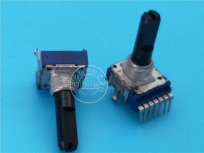 2pcs FOR ALPS B10K volume potentiometer for Pioneer mixer EQ / 7 feet / with midpoint / handle length 23MMF