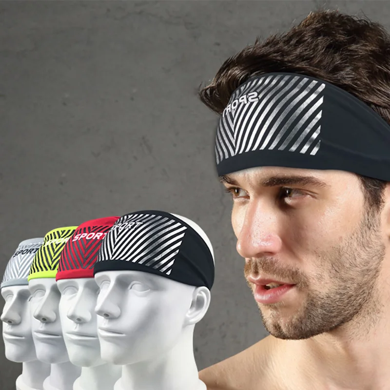 Wholesale Dropshipping Absorbent Headband Sweatband For Men women Yoga Hair Head Sweat Head Band 2018 NEW Sports Fitness Running