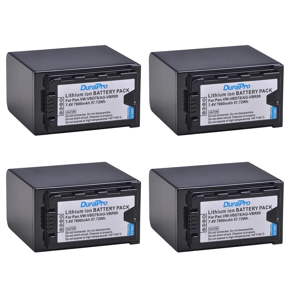 

7800mAH VW-VBD78 VBD78 AG-VBR89 Battery for Panasonic AJ-HPX260MC,HPX265MC,PX270,PX285MC,PX298,AG-FC100,HC-X1000 VBD58 VBD29