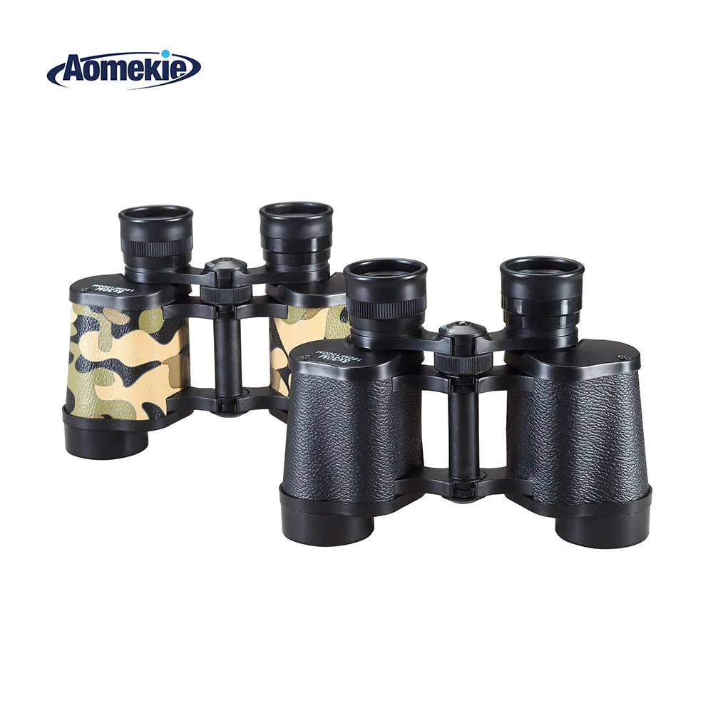 

AOMEKIE 8X30 Binoculars High Power FMC Optical Glass Lens Telescope for Hunting Bird Watching Military with Compact Bag