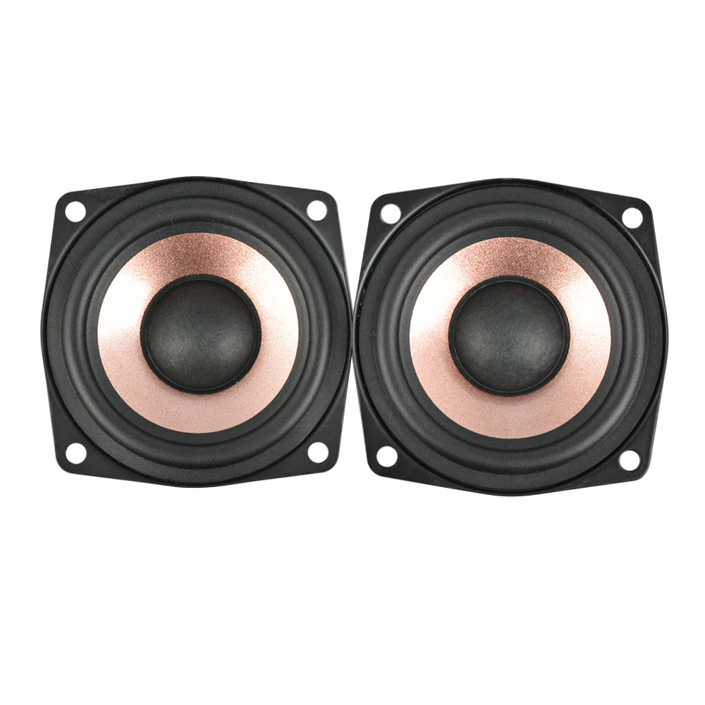 AIYIMA 2Pcs 2.5 Inch Audio Speakers 4 Ohm 8 Ohm 15W HIFI Desktop Full Range Sound Speaker High Sensitivity Loudspeaker