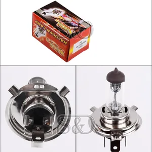 H4, 100W, 12 V, Weiß, Gelb, Nebellicht, hohe Leistung, Autoquelle für Auto, Parkplatz 10 Hauptverkäufe gelbe Lampen H4 - №4