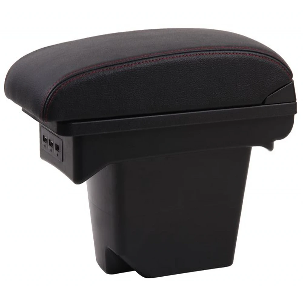 for Citroen C4 armrest box universal car center console caja modification accessories double raised with USB