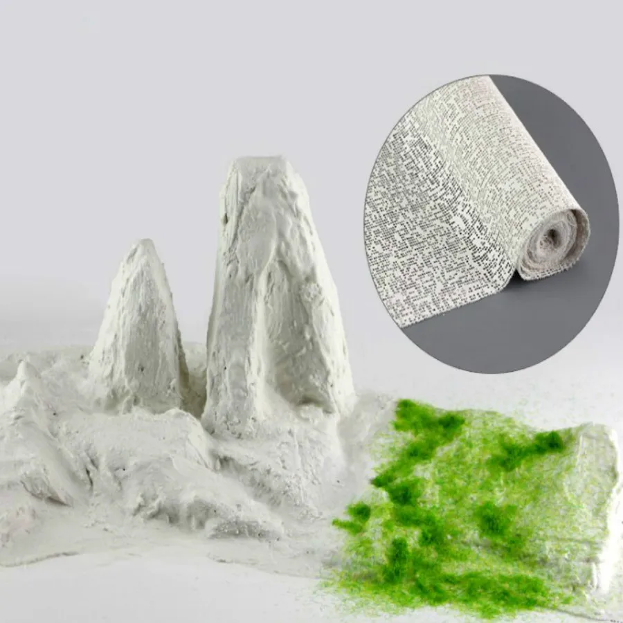 Mountain Model Plastic Cloth Mesh Forming  Gypsum Tape Construction Sand Table Scene Material DIY Manual