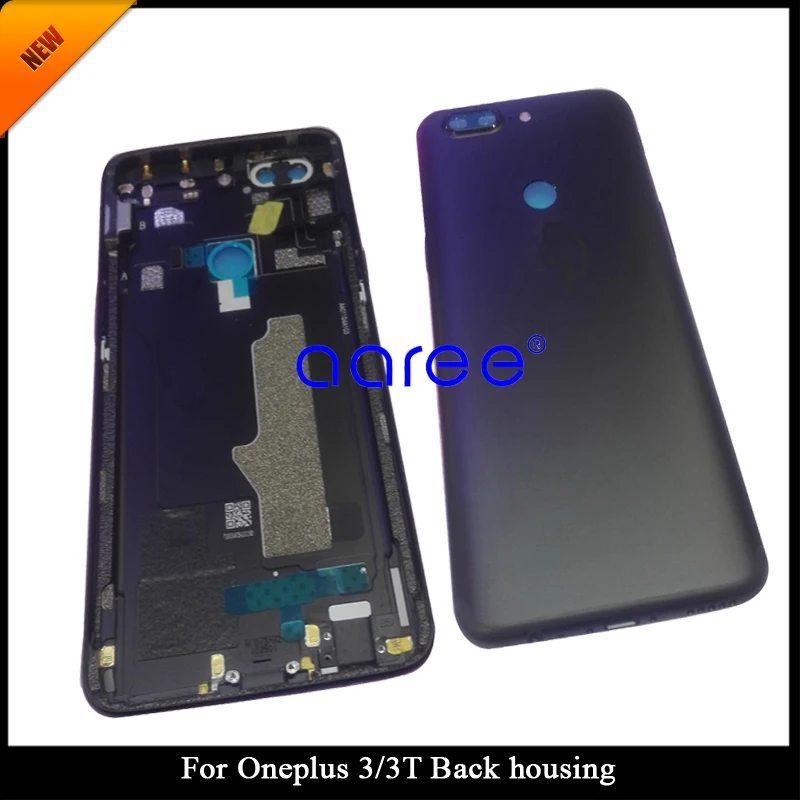 Grade AAA Voor Oneplus 3 Terug Behuizing Voor Oneplus 3 T A3000 A3003 Batterij Cover Deur met Sim-kaart Stry/Zijknop/Lens Glas