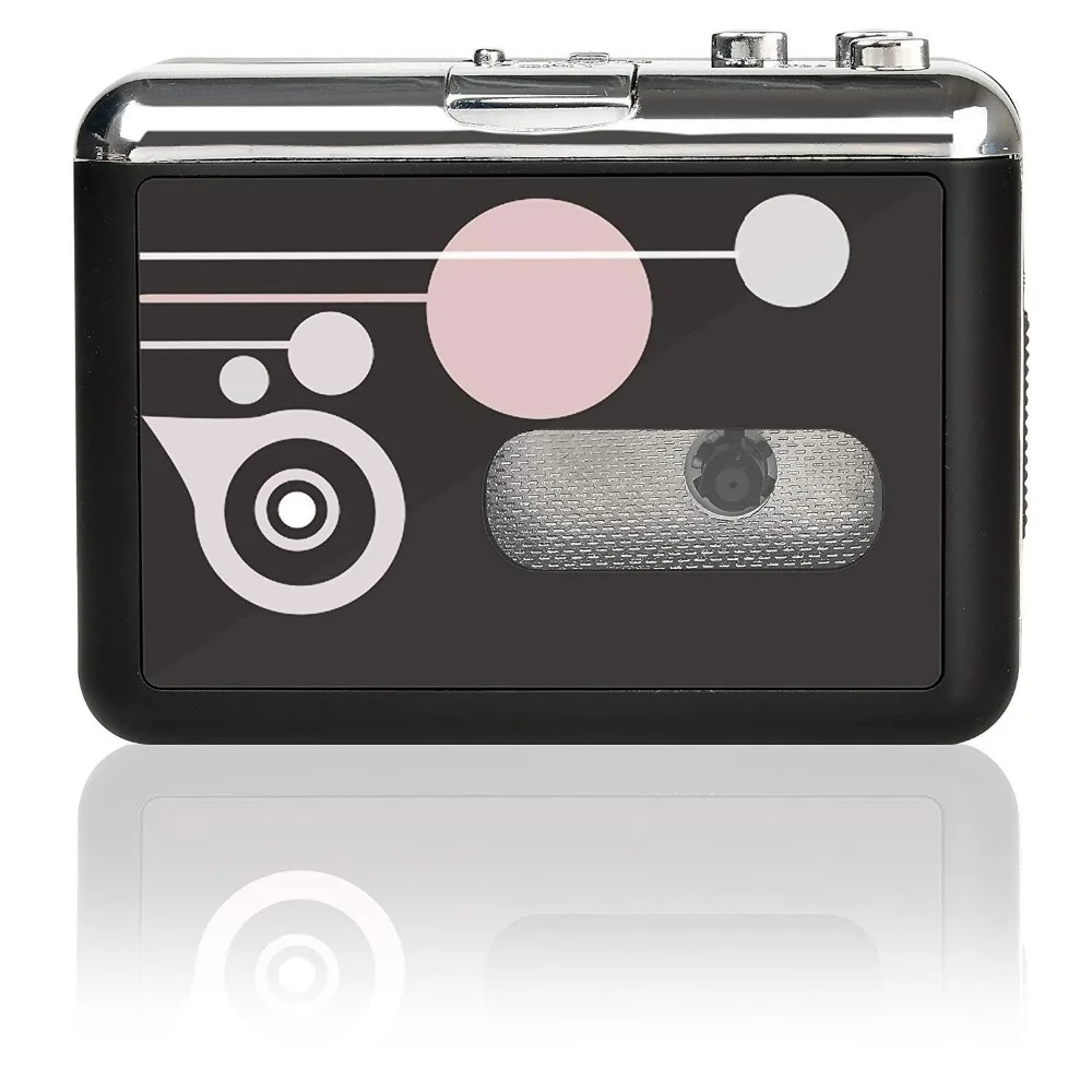 Portable Cassette Player , Digital Audio Music Recorder Tape to MP3 Converter Save into USB Flash Drive/No PC Required