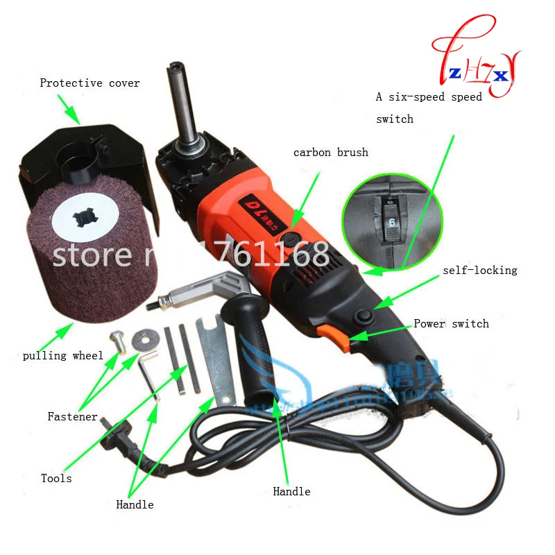 maquina eletrica de desenho maquina polidora plana portatil para aco inoxidavel banco de tracao desenho de fio de metal 1pc v 01