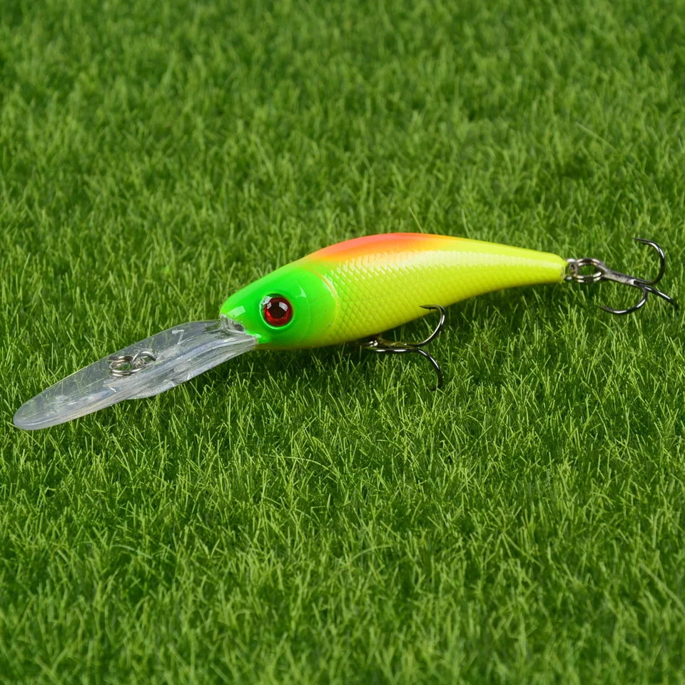 LINGYUE New Arrival 1PCS Fishing Minnow Hard Wobbler 10cm/9g Plastic Crankbait Fish Artificial Bait Bass Pike Crank Lure