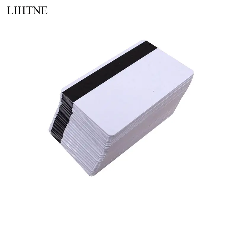 

100PCS 300 OE Low Resistant Magnetic Stripe Card CR80 LOCO Blank PVC Magnetic Cards