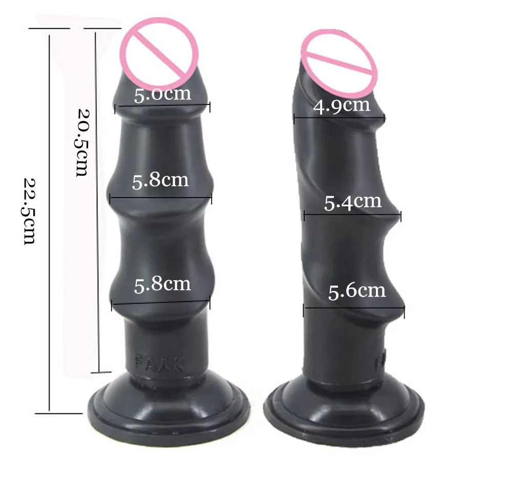 FAAK realistic dildo suction ribbed dildo big penis sex toys for women man extreme stimulate adult sex products shop Anal plug