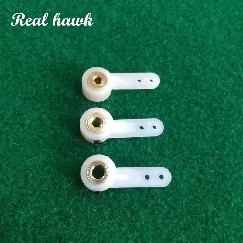 Brazos de timón de 2,1/2,6/3,1/4,1mm de diámetro, brazo de dirección de tren de aterrizaje, accesorios de bricolaje para piezas de aviones RC, 4