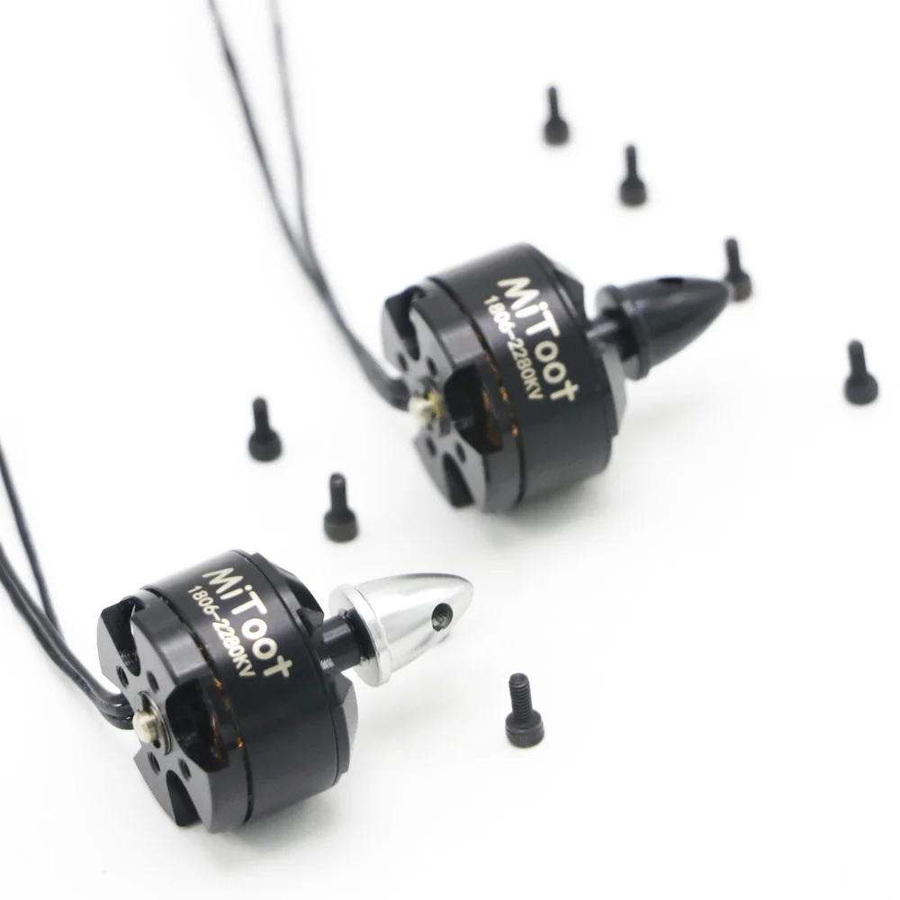 Mitoot 1806 2280KV Brushless Motor 2-3S Mini Multi-rotor Motor CW/CCW for RC QAV250 Drone FPV 260 Quadcopter Aircraft