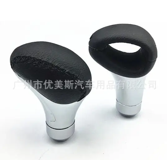 Car Universal Manual Leather Shifter Gear Shift Knob Cover Stitch Gear Shift Knob Fit For Honda Toyota Nissan Mitsubishi Ford