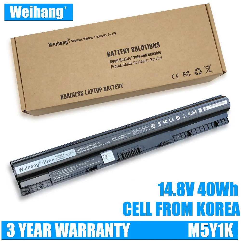 

40Wh Battery M5Y1K For Dell Inspiron 14 3451 5451 3458 5455 15 3567 3551 5551 5555 5558 17 5756 5758 5759