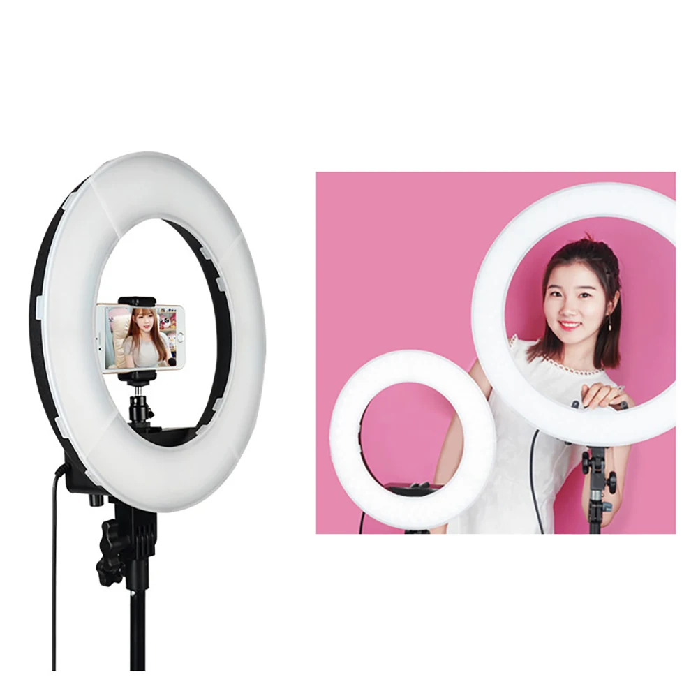 Anel de luz led 60 w 240 stks 100 v-240 v, smd, iluminação para vídeo, luzes, fotografia