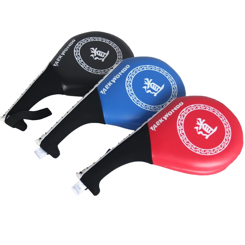 1pcs Taekwondo Hand Racket Kick Target Punching Pads Karate Kickboxing Paddle MMA Boxing Accessories 3 Colors
