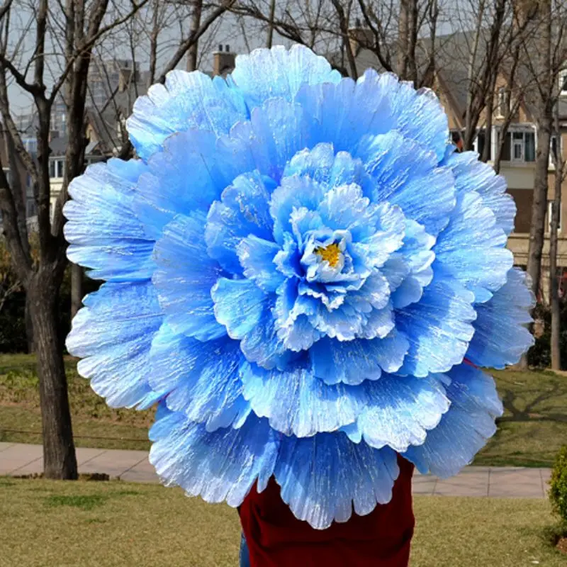 peony Artificial flowers Dancing props The simulation flower Dance props Hand - flower children\'s props