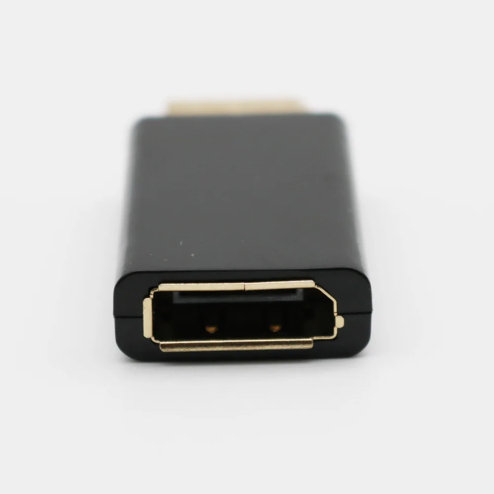 1pc DP DisplayPort Male to Female Extension Gold Plated Male to Female Converter Adapter Black