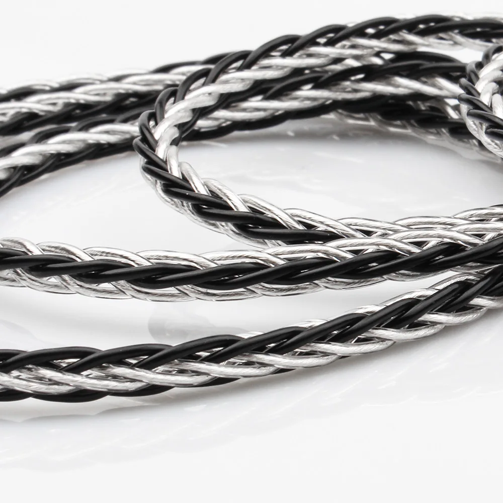 OKCSC HiFi Tai Nghe Cáp MMCX/2PIN Kết Nối 0.78Mm 2.5Mm Cân Bằng Nam Cắm Jack 3.5Mm Stereo OCC cho SHURE WESTONE 1964