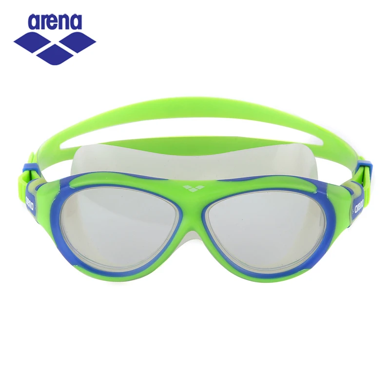 Arena HD Waterproof Swimming Goggles for Child Kids Large Box Swimming Glasses  Anti-Fog UV Swim Eyewear AGG-390J