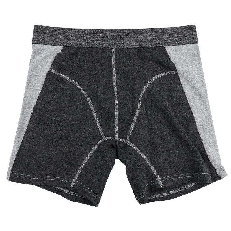 New Style High quality fashion men\'s boxers Protruding Lengthen Straight Male Cotton shorts Pants men underpants