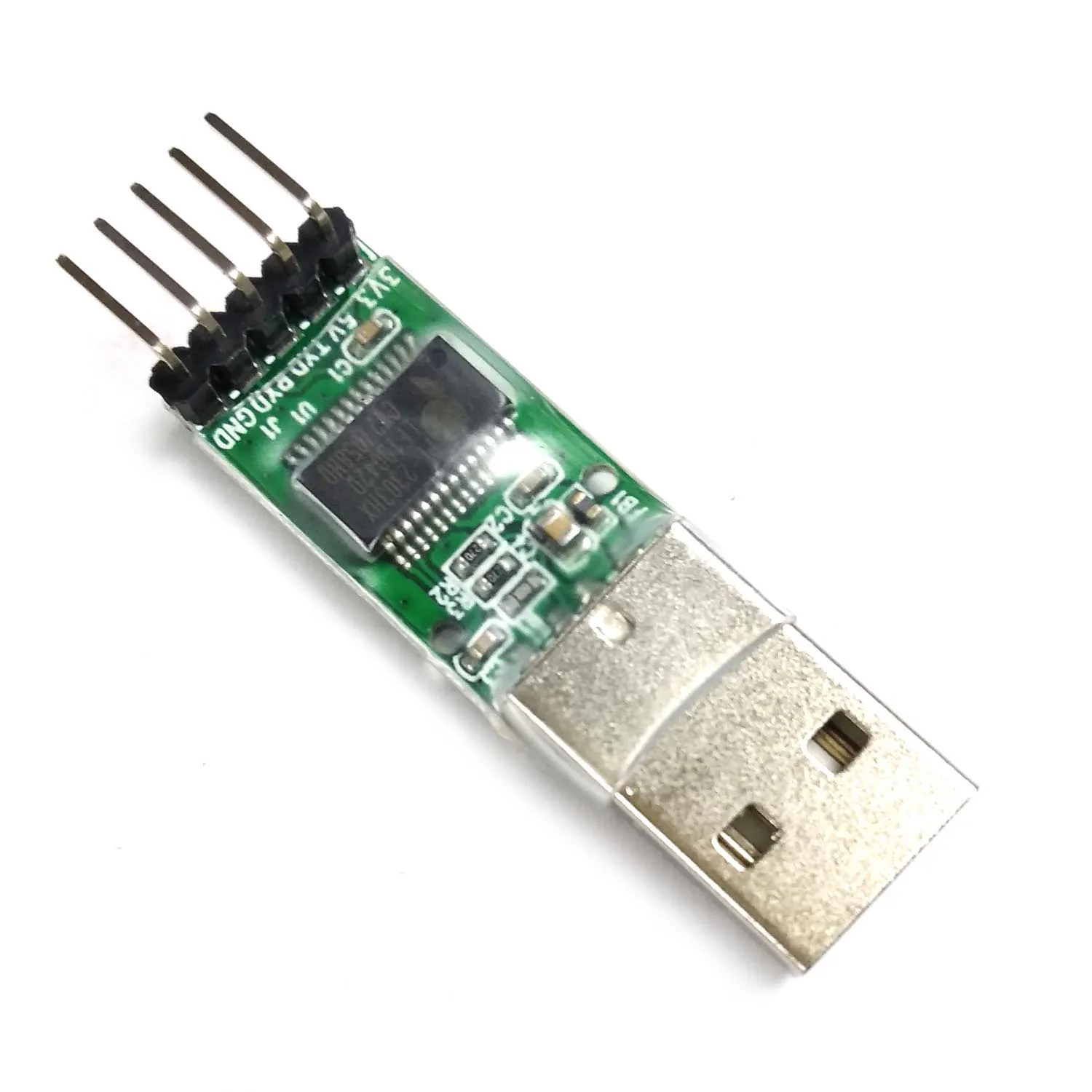 Prolific PL2303HX Version D USB to UART TTL 3V3 PCB Converter for PLC Flash Cable Programming Kit