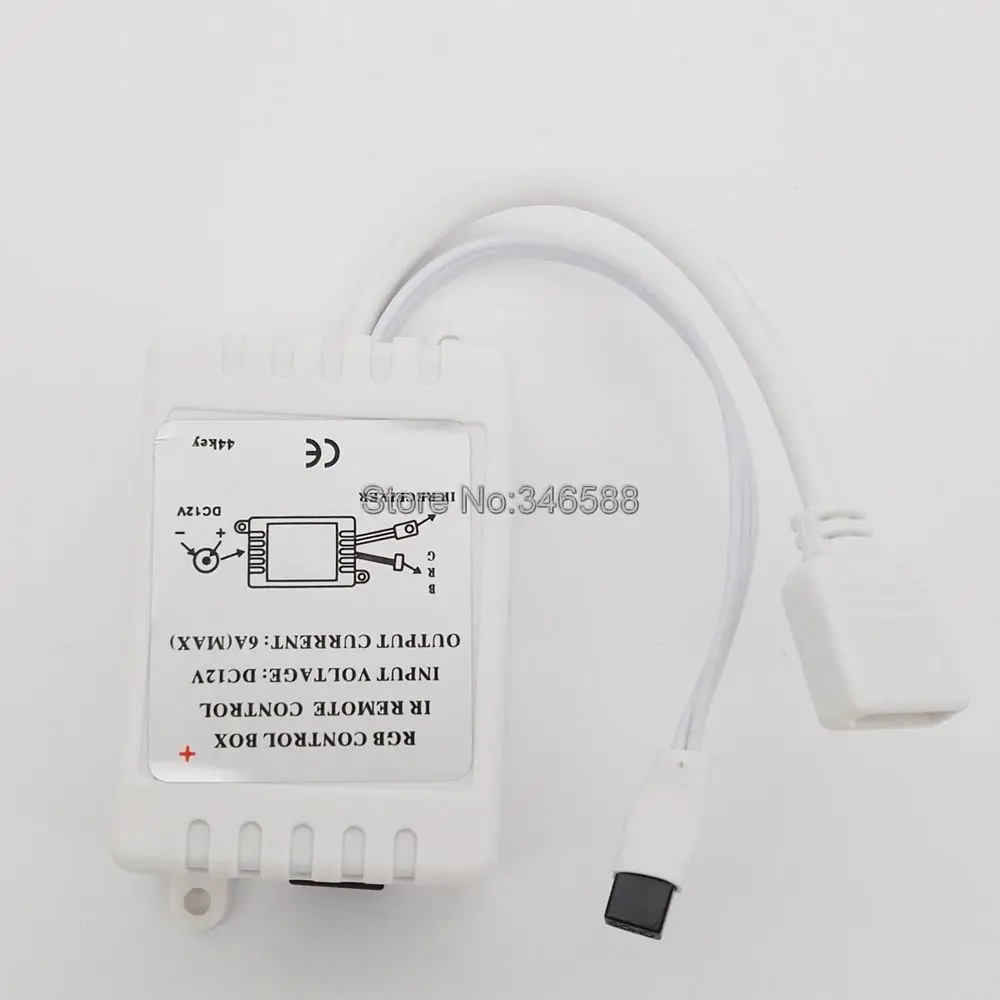 LED Controller 44 Keys LED IR RGB Controler Infrared Remote LED Controller DC12V 6A For RGB SMD 3528 5050 LED Strip Tape