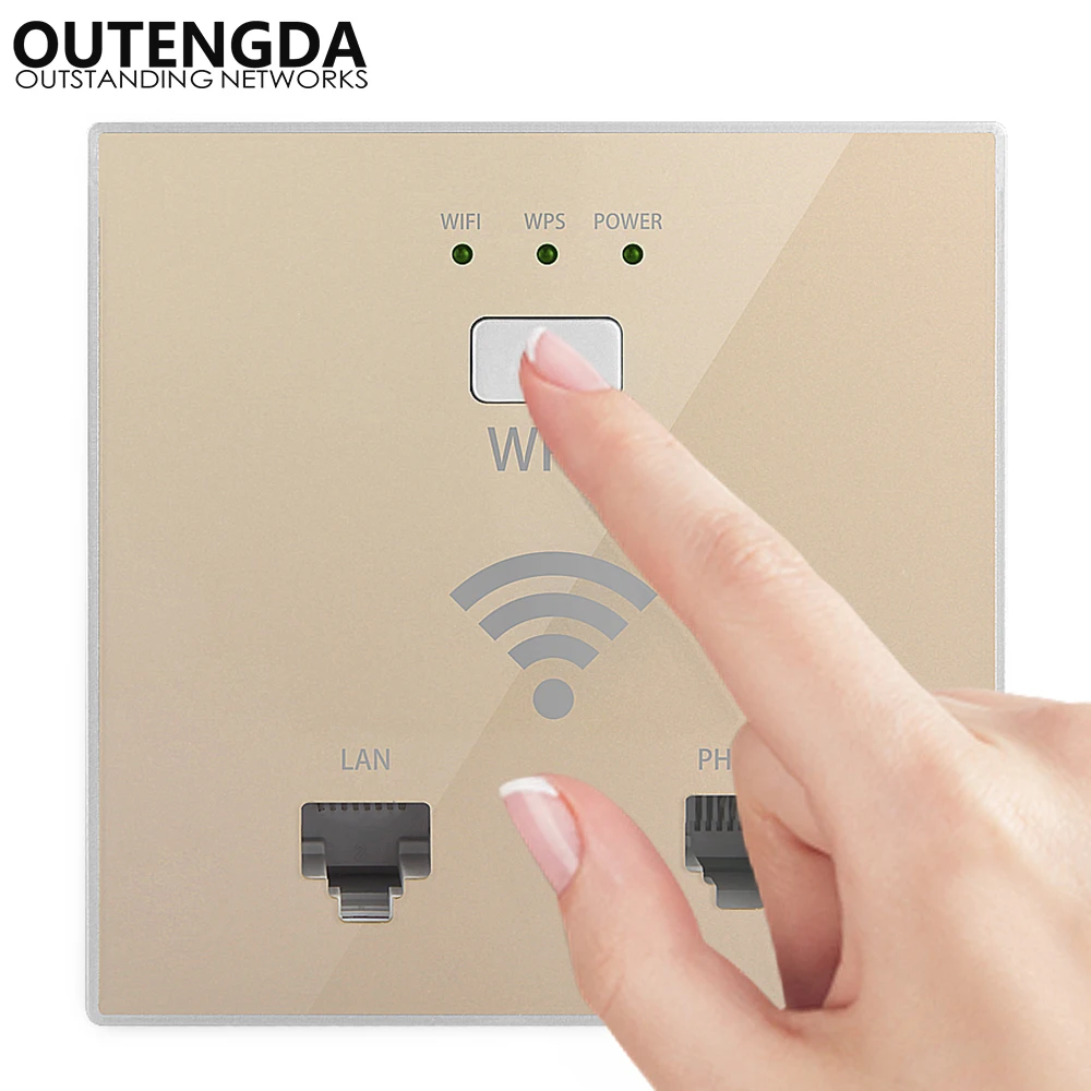 300M indoor wireless hotspot AccessPoint for hotel WIFI coverage project with AC lan Central manager WISP in wall mini router/AP