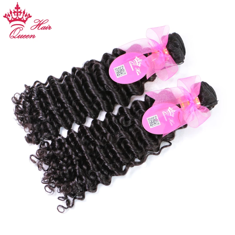 Queen Hair Raw Hair Deep Wave Bundles With HD 4x4 5x5 6x6 Closure / 13x6 13x4 HD Frontal Brazilian 100% Virgin Human hair