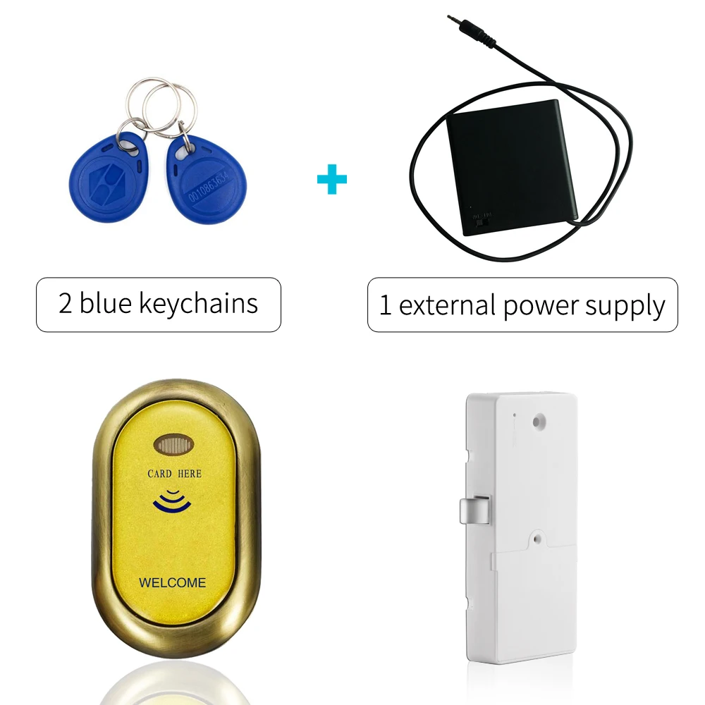 125khz rfid card Smart Bracelet Magnetic Cabinet Key Lock for sauna swimming pool storage cabinet locker Gold color