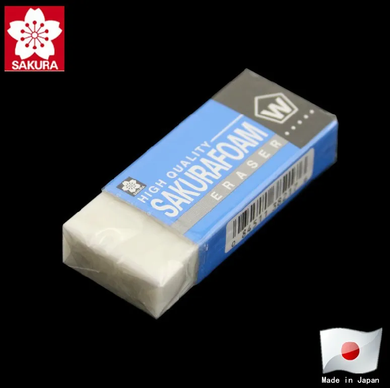 1pcs Sakura di Alta Qualità Sakura schiuma Eraser Disegno Eraser Professionale di Gomma Gomma Da Matita di Alta Polimero No.XRFW-100