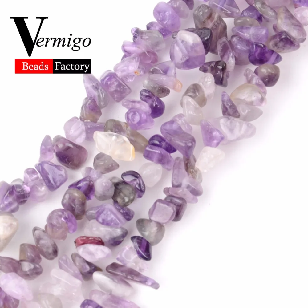 Natural Stone Amethyst & Tiger Eye Beads for DIY