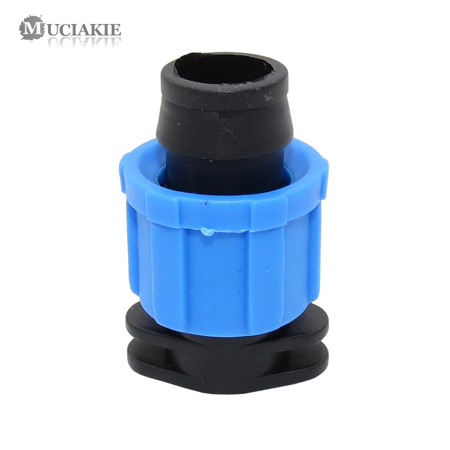 

MUCIAKIE 10PCS DN17 Drip Tape End Plugs 16mm Garden Water Hose Waterstop Connector with Lock Drip Irrigation Pipe Fittings