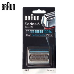 Braun 52S/ 52B lama per rasoio rasoio sostituzione taglierina per lamina serie 5 Cassette parti ad alte prestazioni per Braun 5090 5050 5030