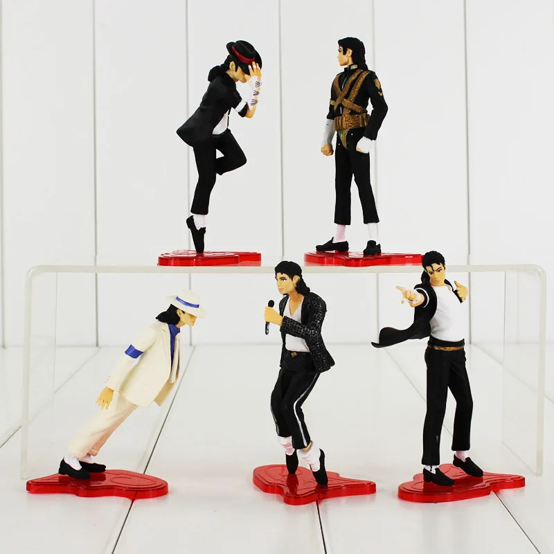 5pcs/set 12cm MJ Michael PVC Action Figure Collection Model Toys Dolls