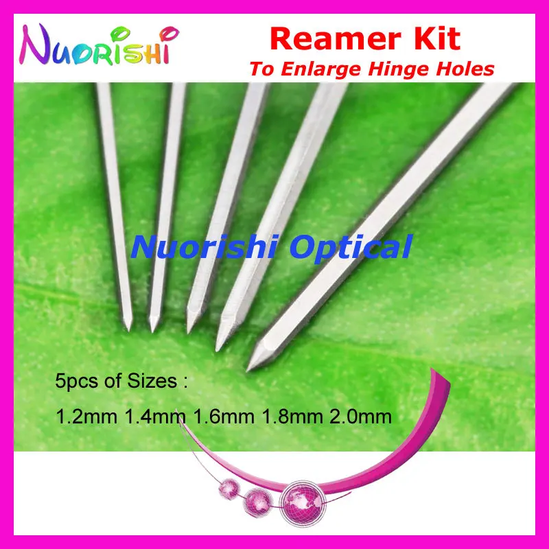 Reamer Kit Set To Enlarge Optical Frame Glasses Hinge Hole Repairing Tool Accessories A69 Free Shipping