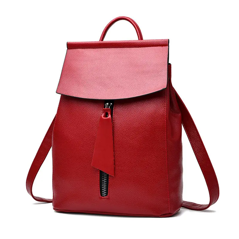 New Arrive 2023 Women Fashion Backpack High Quality Leather Backpack Ladies Rucksacks School Bags For Teenage Girls Blue mochila