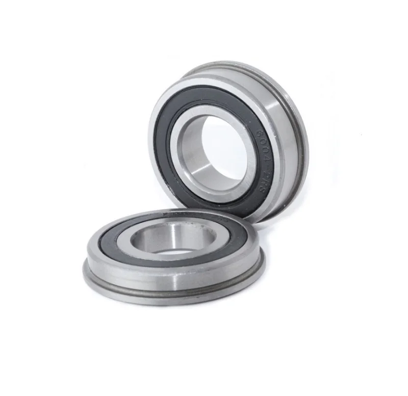 100pcs/lot F6005-2RS F6005RS F6005 2RS RS Flanged Bearing 25x47x12mm flange deep groove ball bearings 25*47*12