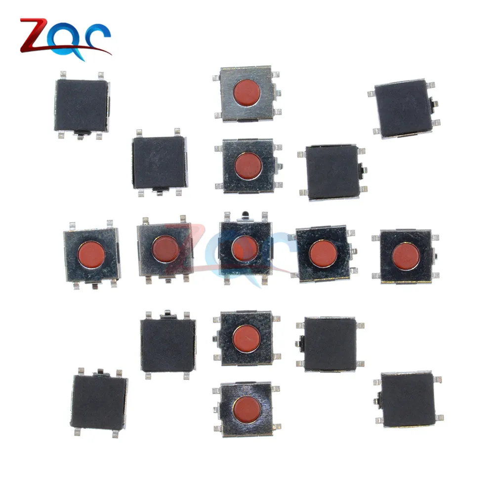 20pcs 6*6*2.5mm Tactile Push Button Switch Tact Switch Micro Switch 4-Pin SMD