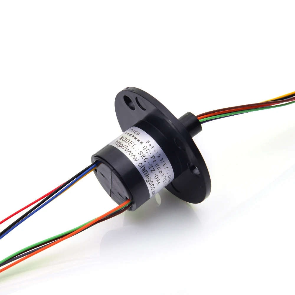 Slipring conductive slip ring 8 circuit 2A dia 12.5mm motor slip ring carbon brush