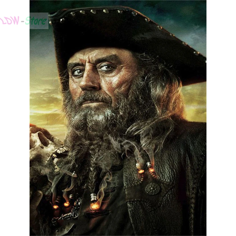 

Full Square/Round Drill 5D DIY Diamond Painting "Pirates of the Caribbean" Embroidery Cross Stitch Mosaic Home Decor WG217