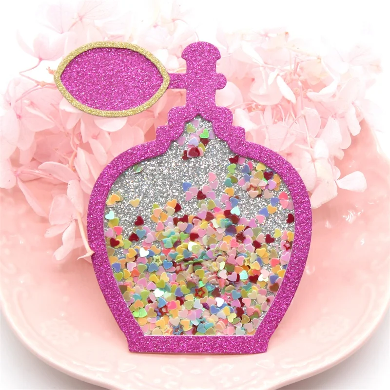 KSCRAFT Perfume Bottle Shaker Card Metal Cutting Dies for DIY Scrapbooking/Card Making/Kids Fun Decoration Supplies
