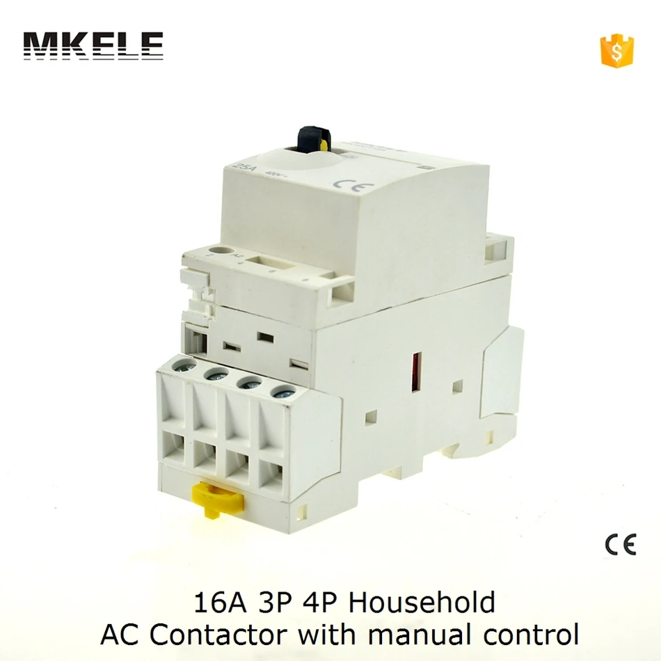 MKWCT-16M 3P 3NO 16A 220V 50or60HZ الدين السكك الحديدية المنزلية AC قواطع تشغلها التحكم اليدوي contator