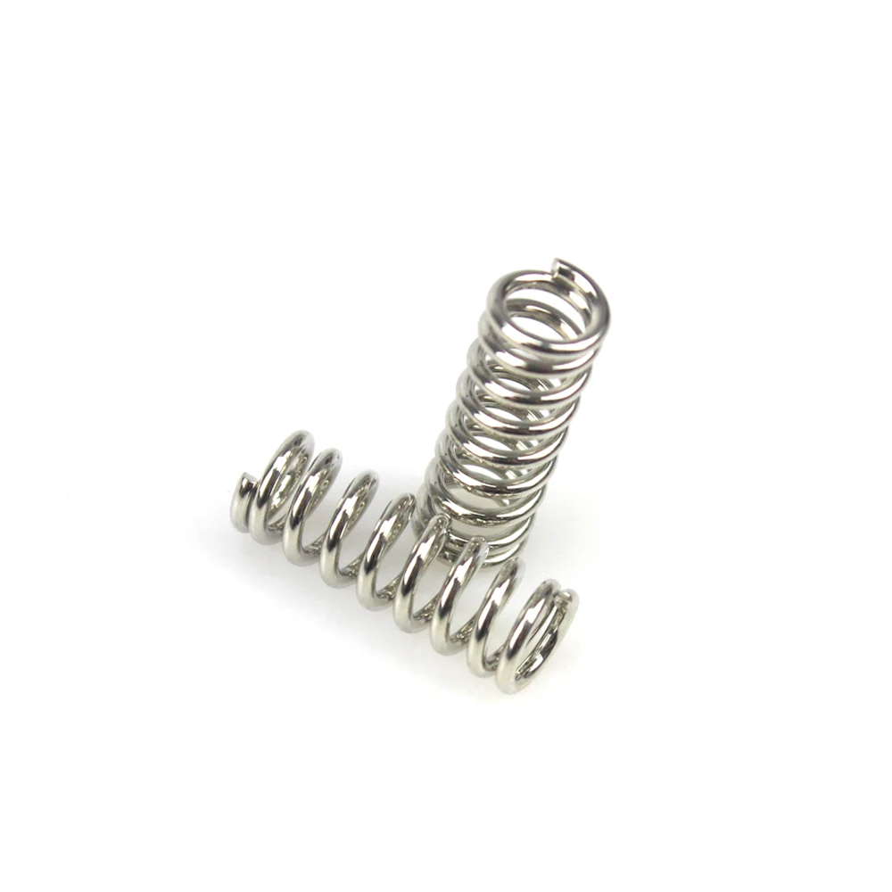 100PCS/Lot Hot Sale  3D Printer Accessory Feeder Spring For Ultimaker Makerbot Wade Extruder Nickel Plating 1.2mm 20 mm