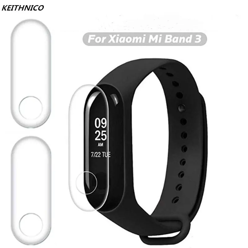 2Pcs Weichen Bildschirm Protector für Xiao mi mi Band 3 mi Band 4 Armband Anti-scratch Volle Schutzhülle film Abdeckung mi band 3 mi band 4
