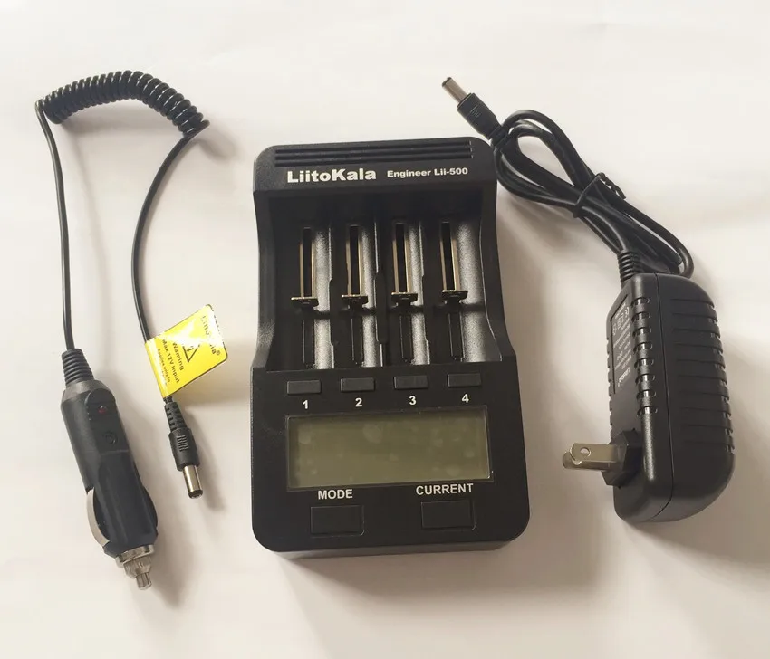 New Liitokala Lii-500 NiMH Battery Charger,3.7V 18650 26650 26600 18350 16340 18500 1.2V AA AAA 5V output LCD smart charger