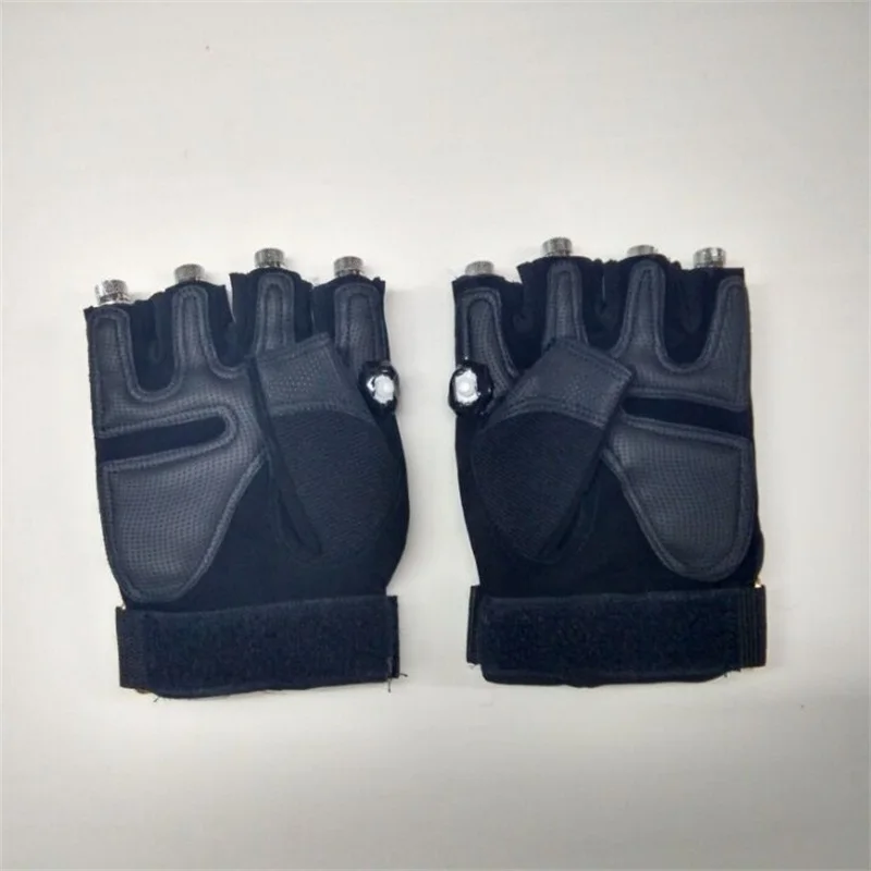 2015 Hot sale new design inside battery 4 pcs green red laser gloves for dj party Christmas show