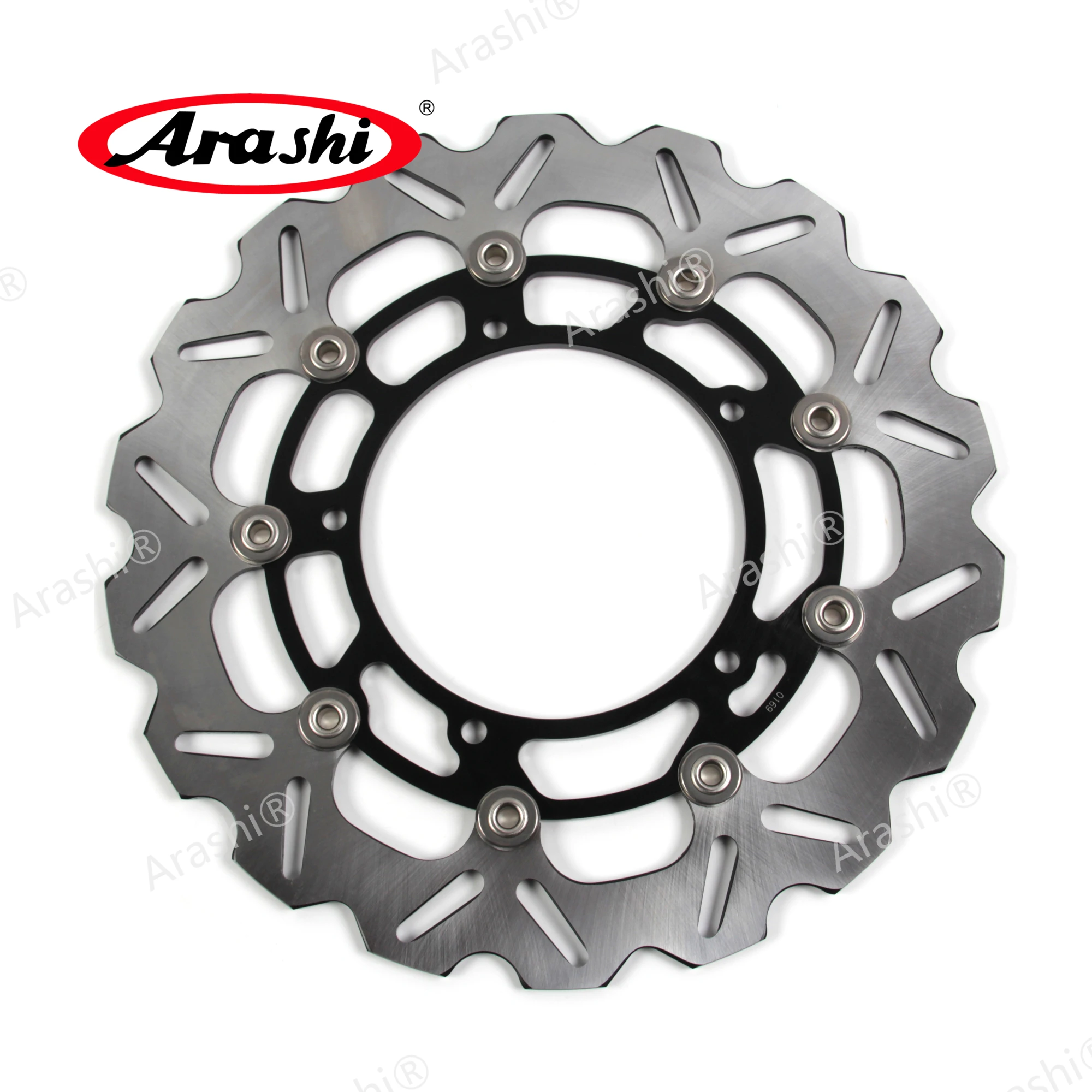 Arashi 1 Set For YAMAHA FAZER 8 2010 2011 2012 2013 2014 2015 CNC Floating Front Rear Brake Disc Disk Rotor FAZER 8 ABS 11-15