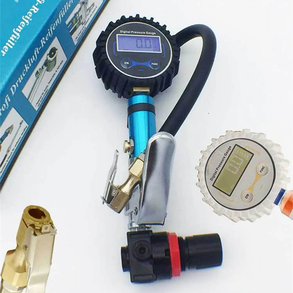 

Pressure Gauge Air Gun Automatic High-precision Measurement Barometer Tire Release Inflatable Tool Boutique Digital Car